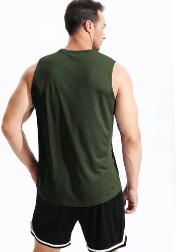 Miniatura 4 de NELEUS Camiseta sin mangas Dry Fit para hombre