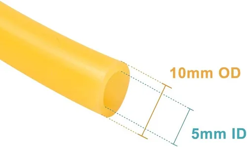 Miniatura 2 de Feelers Manguera de goma de látex natural, tubo para arpón, honda y tirachinas, con diámetro interior de 5 mm (3/16") y diámetro exterior de 10 mm
