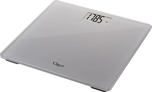 Miniatura 4 de Ozeri Báscula de baño de precisión, 440 libras 440.9lbs, en vidrio templado, con tecnología de sensor de 1.76oz, 0.1 libras 0.1lbs y tara