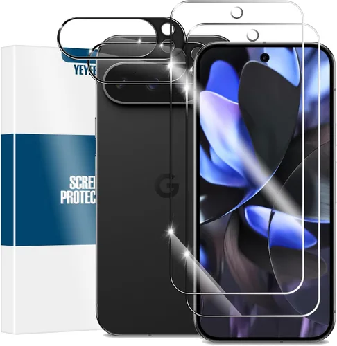 Miniatura 11 de Protector de pantalla para Google Pixel 6 5G + protectores de lente de cámara, [2+2 unidades] Protector de pantalla de vidrio templado de cobertura
