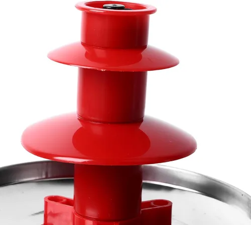 Miniatura 8 de Máquina eléctrica de 3 niveles para fondue de chocolate para fiestas, fuente de chocolate con placa desmontable grande, alta capacidad, perfecta