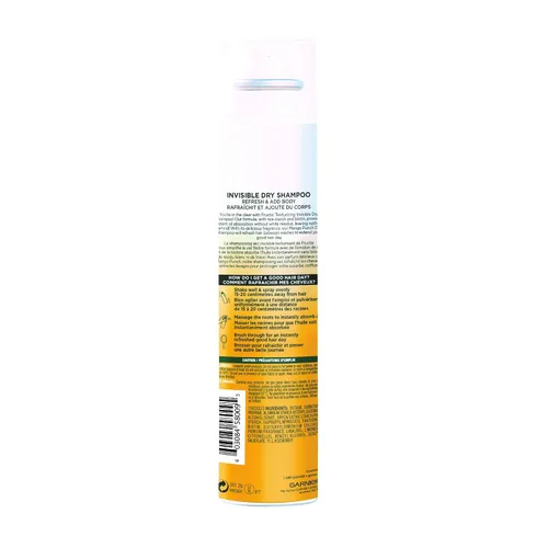 Miniatura 3 de Garnier Fructis Mango Punch - Champú seco invisible, ponche de mango, 3.67 oz