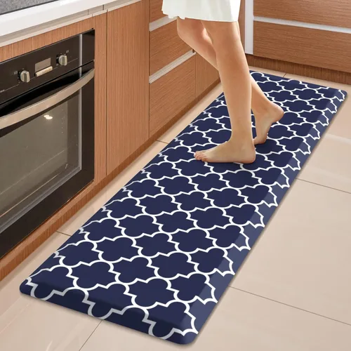 Miniatura 81 de WISELIFE - Tapete antifatiga para piso de 4/5 pulgadas, tapete de cocina antideslizante, impermeable, resistente, ergonómico, cómodo, duradero