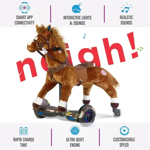 Miniatura 2 de Power Pony Unicornio de paseo para niños de 4 a 8 años, juguetes de paseo de unicornio para niñas, juguete de equitación de unicornio que trae