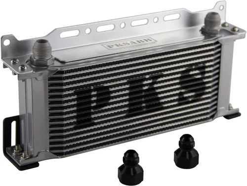 Miniatura 3 de Kit de soporte de montaje para enfriador de aceite de 16 filas 10AN con placa apilada para motor, enfriador de aceite de transmisión de aluminio