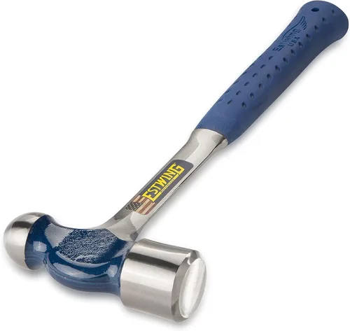 Miniatura 2 de ESTWING Martillo de Bola Peen - Herramienta de metalurgia de 24 oz con construcción de acero forjado y empuñadura de reducción de impactos - E3-24BP