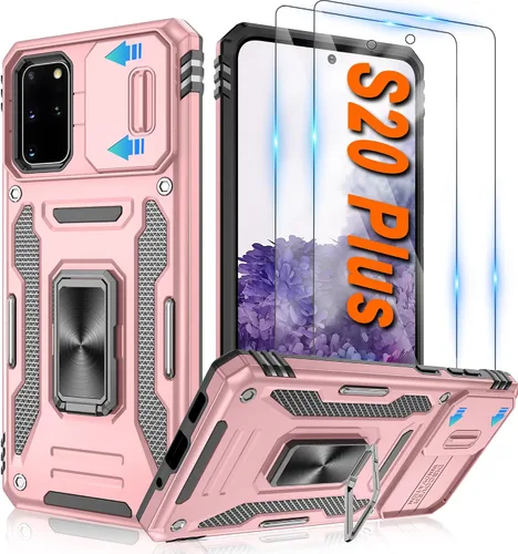 Miniatura 47 de Atump Funda para Motorola Moto G Play 2024 (4G) con [paquete de 2] protector de pantalla HD y cubierta para cámara deslizante, soporte de anillo