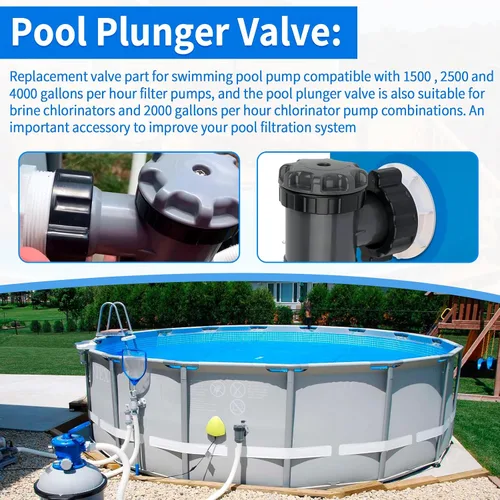Miniatura 3 de Válvula de émbolo para piscinas Intex, conexión de válvula de émbolo, manguera de bomba de piscina de 38 compatibles, válvula de émbolo y salida