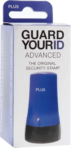 Miniatura 7 de Guard Your ID Advanced Roller 2.0 - Sello de seguridad para prevención de robo de identidad, color azul