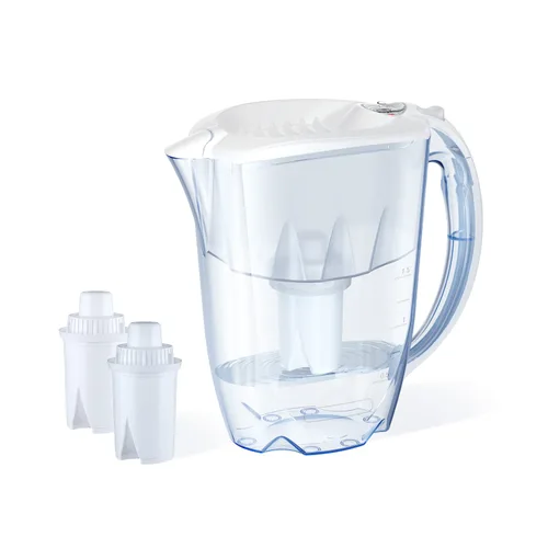 Miniatura 9 de AQUAPHOR Jarra de filtro de agua ideal para 7 tazas con 3 filtros B15 - Negro