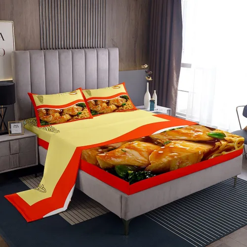 Miniatura 10 de Feelyou Juego de sábanas de lazo de acuarela, tamaño individual, juego de sábanas con lazos de coqueta para niños y niñas, decoración de dormitorio