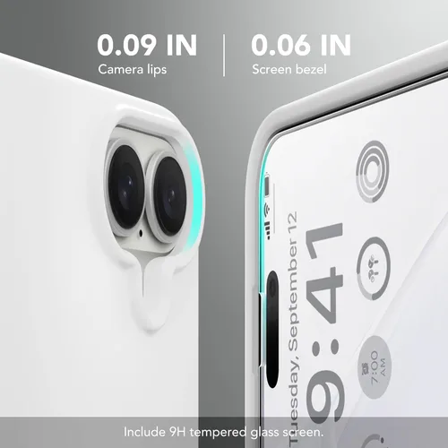 Miniatura 370 de GONEZ Funda de silicona para iPhone 15 Pro Max, compatible con Magsafe, protector de cámara + protector de pantalla, forro de microfibra suave
