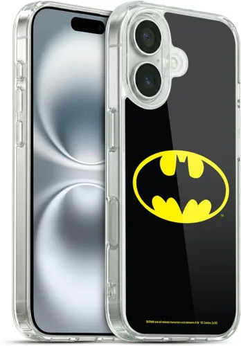 Miniatura 114 de Head Case Designs Funda de gel con licencia oficial de Batman DC Comics Bat Signal Logos [protección de grado militar] compatible con Apple iPhone 7
