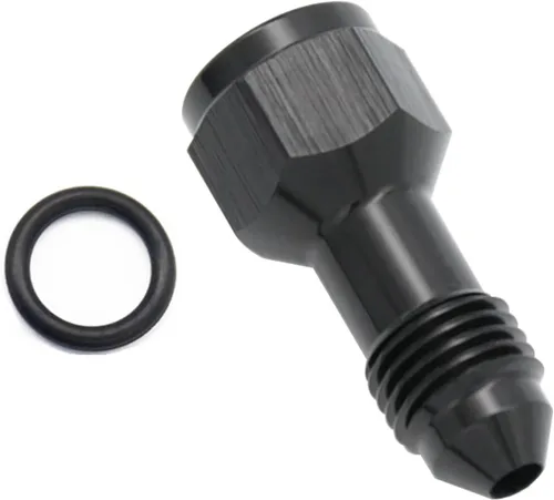 Miniatura 8 de Aluminio 3AN hembra a 3AN macho extensor de montaje, conector adaptador de extensiones AN3 con anillo tórico, negro