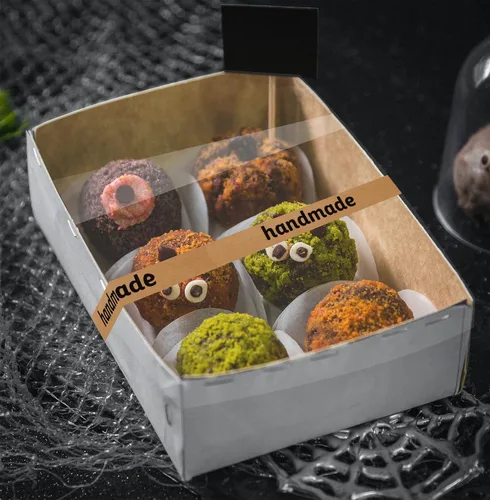 Miniatura 3 de Cinta de agradecimiento Arvakr, cinta adhesiva marrón de diseño para pequeñas empresas, para pegar bolsas de compras o cajas de hornados, cafés