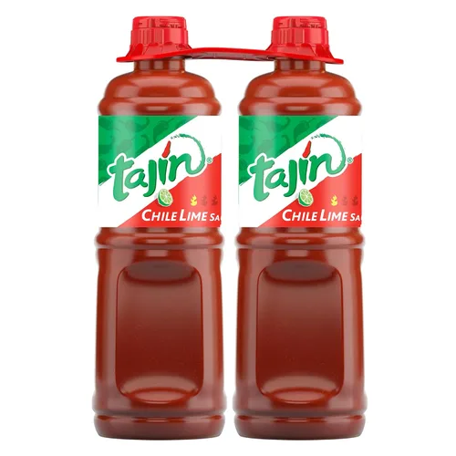 Tajín - Salsa de lima Chile, salsa de lima chilena mexicana suave para aperitivos, tacos, alas, nachos, frutas y cócteles, sabor picante y picante,