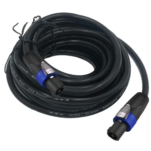 Miniatura 7 de Paquete de 2 cables Speakon Pro a Speakon de 15 pies, par de cables de conexión de 12 AWG, cable de audio Speakon profesional con conectores NL4FC