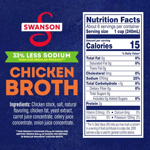 Miniatura 2 de SWANSON S Caldo de pollo Natural Goodness, cartón de 48 onzas
