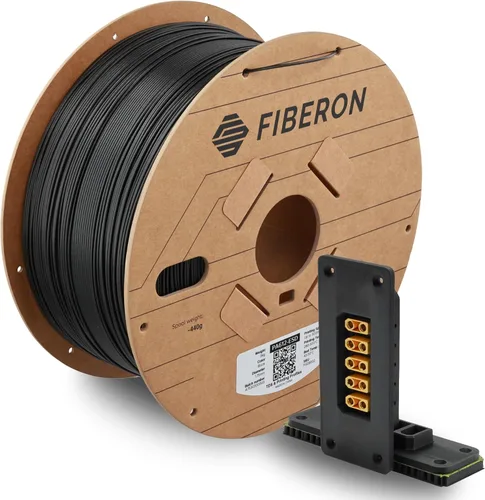Miniatura 16 de Polymaker Fiberon PA612-ESD - Filamento para impresora 3D de 1.75 mm/17.6 oz, de nailon de fibra de carbono ESD-safe, resistente al calor a 302 °F