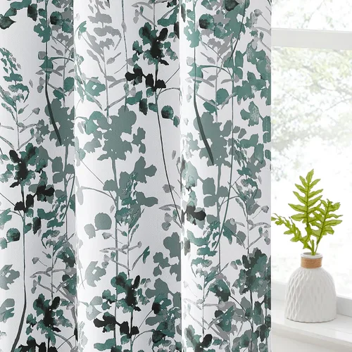 Miniatura 8 de Cortinas Kgorge opacas, diseño de damasco