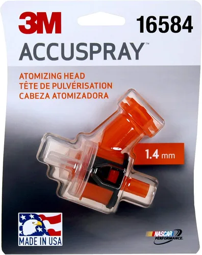 Miniatura 7 de 3M Accuspray Cabeza atomizadora, 16612, anaranjada, 1.4 mm, 4 unidades (Paquete de 1), para revestimientos de muy baja a alta viscosidad