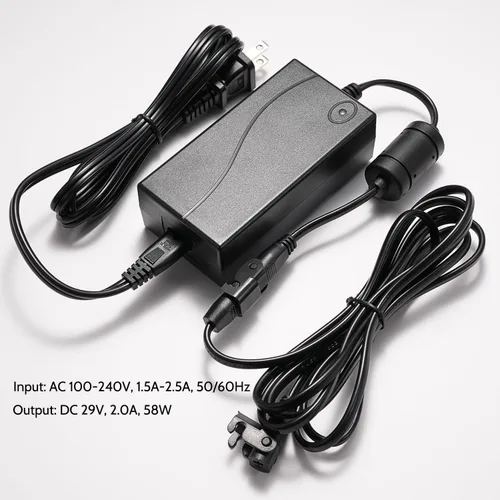 Miniatura 2 de Fuente de alimentación reclinable Sopito Wide AC/DC 100-240V - con cable de extensión de 6.6 pies, transformador de 29 V 2 A, conector de 2 pines