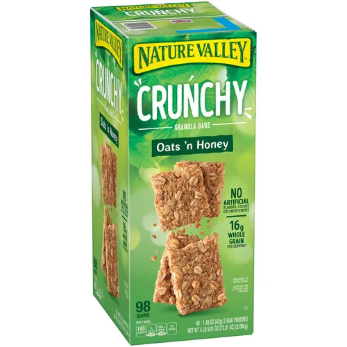 Miniatura 11 de Nature Valley Barras masticables de proteínas, mantequilla de maní, chocolate oscuro, 5 barras (paquete de 3)