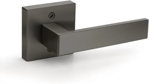 Miniatura 170 de KNOBWELL - Juego de cerradura con 1 picaporte resistente para puertas de una cara, ideal para puertas interiores reversibles, 0.93 libras