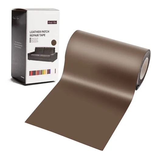 Miniatura 30 de Cindy's Tape Cinta de cuero adhesiva impermeable para reparaciones de 3 x 60 pulgadas para sofás, asientos de automóvil, bolsas, muebles, asiento