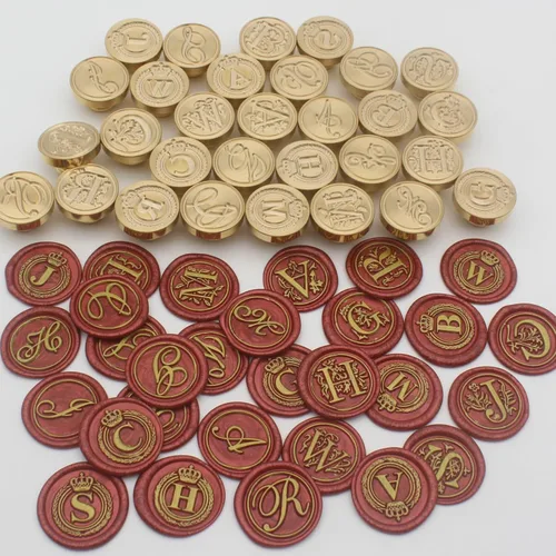 Miniatura 6 de Kit de sello de cera de letras Andotopee con sello de cera de alfabeto inicial G, 3 piezas, sellos de cera de cuentas perla blanca y dorada vintage