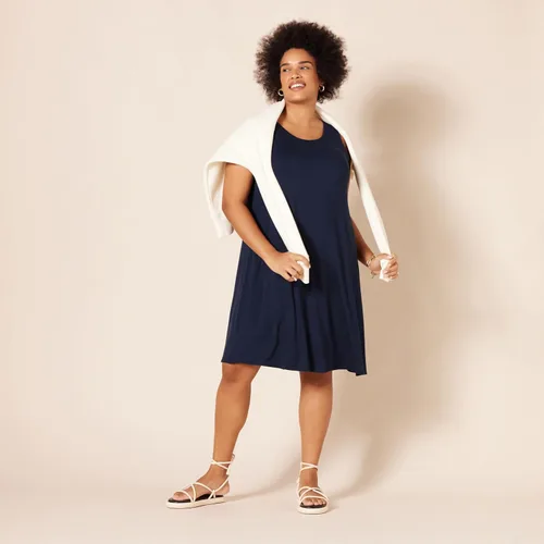 Miniatura 7 de Tienda Essentials - Vestido con vuelo y sin mangas para mujer (disponible en tallas extragrandes)