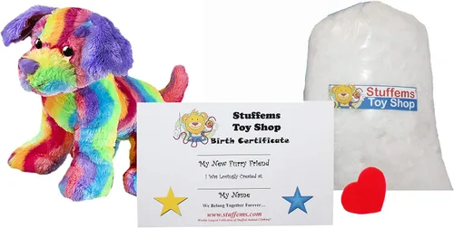 Miniatura 2 de Animal de peluche Make Your Own Mini 8 inch Kit de El perro "Candy – No Requiere costura.
