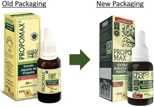Miniatura 2 de Apis Flora Propóleos de Abeja Verde Brasileña, Alto en Flavonoides y Artepillin-C 7, sin cera, sin alcohol, 1.0 fl oz (paquete de 2)