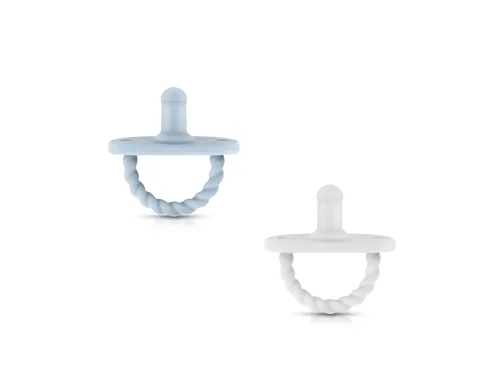 Miniatura 11 de Sweetie Chupetes de silicona para recién nacido, chupete de silicona suave, sin BPA, juego de 2 chupetes (negro)