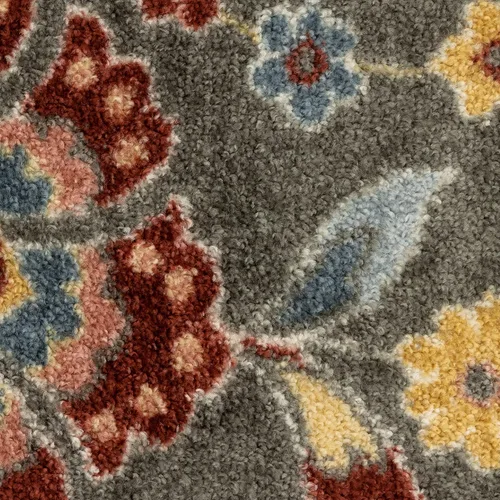 Miniatura 8 de Maples Rugs Gardena - Alfombras de área floral, fabricadas en Estados Unidos, lavable, antideslizante, alfombra de interior para entrada, vestíbulo