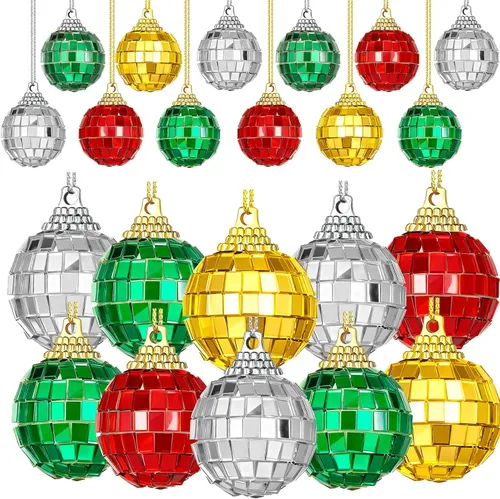 Miniatura 12 de JULMELON 36 Piezas Adornos de Tréboles del Día de San Patricio, Adornos de Mini Árbol, Decoración de Trébol Verde para Mesa de Comedor, Estante
