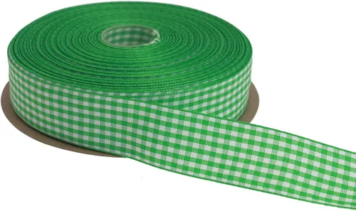 Miniatura 37 de Cinta a cuadros de 50 yardas cada rollo 100% poliéster con borde tejido (1/1-2 pulgadas x 50 yardas, negro)