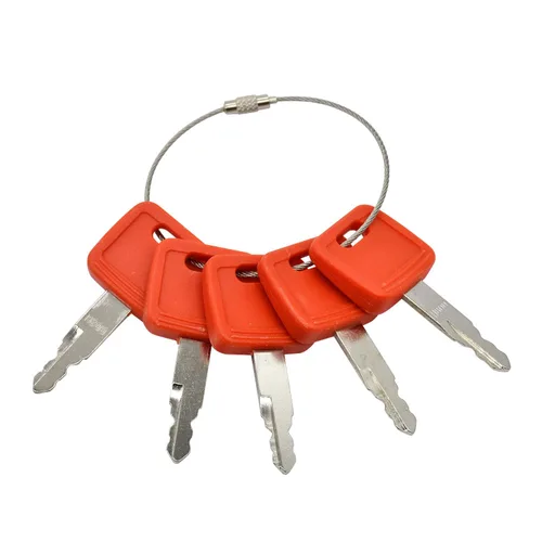5 llaves de encendido H800 AT194969 AT147803 compatibles con excavadora John Deere 110 120 120C 120D 130G 135C 135D 135G 160C LC 160DLC 160GLC 160LC