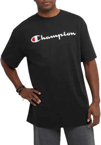 Miniatura 5 de Champion - Camiseta para hombre, de algodón de peso medio, de cuello redondo, con texto (talla regular o Big & Tall)