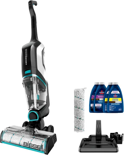 Bissell CrossWave Cordless Max Aspiradora y Fregona Todo en Uno, Aspira, Friega y Seca, Limpiador para Pisos Duros y Alfombras, Aspiradora