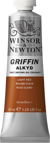 Miniatura 42 de Winsor & Newton Griffin Alkyd - Pintura al óleo de secado rápido, tubo de 1.25 onzas líquidas, Siena quemada