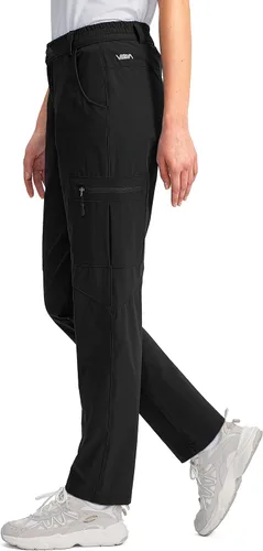 Miniatura 2 de Viodia Pantalones cargo de senderismo para mujer, de secado rápido, UPF50+, impermeables, para pesca, golf, viajes, con bolsillos