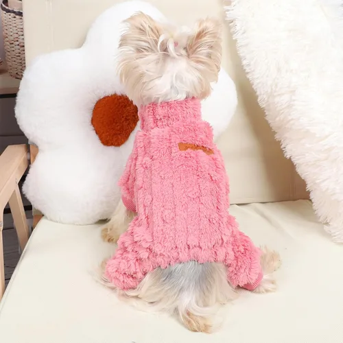 Miniatura 5 de DaFuEn: suéteres para perros pequeños, mono para perros, pijamas de forro polar para cachorros, ropa para chihuahua y yorkie, ropa para mascotas
