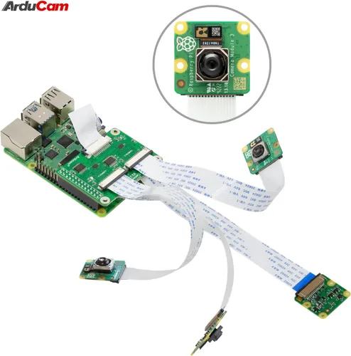 Miniatura 2 de Arducam Módulo adaptador de cámara múltiple V2.2 para Raspberry Pi 5, 4B, compatible con módulo de cámara Rasperry Pi 3/V2/V1 y cámaras IMX477