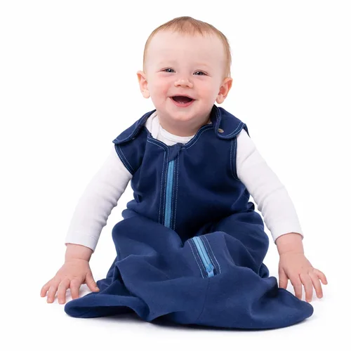 Miniatura 9 de Baby Deedee Sleep Nest Basic - Saco de dormir para bebé de 0.6 TOG de 0 a 6 meses, saco de dormir de algodón con broches de hombro patentados, manta