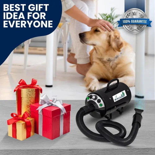 Miniatura 6 de My Pet Command Soplador de secadora para perros, ultra silencioso, soplador profesional de alta velocidad ajustable, flujo de aire caliente y frío