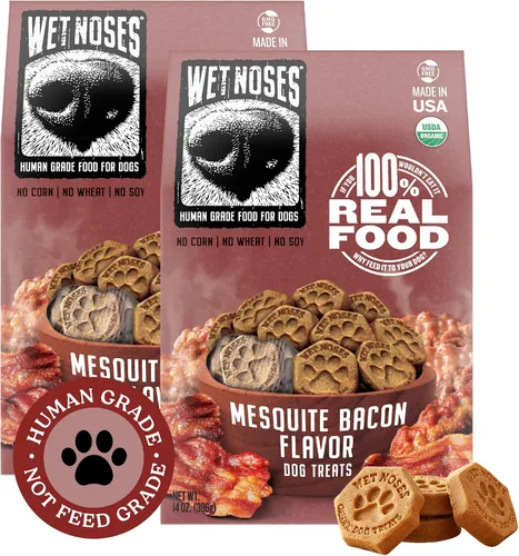 Miniatura 19 de Wet Noses Golosinas orgánicas crujientes para perros sin granos, totalmente naturales, de grado humano, sin OMG, entrenamiento saludable