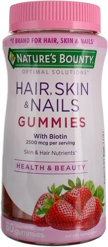 Miniatura 2 de Nature's Bounty Soluciones óptimas para el cabello, piel y uñas. Gomitas 220 unidades con biotin, sabor fresa