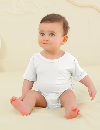 Miniatura 18 de Jimonda Body de rayón de bambú de manga corta para bebés, niños y niñas, trajes suaves para recién nacidos