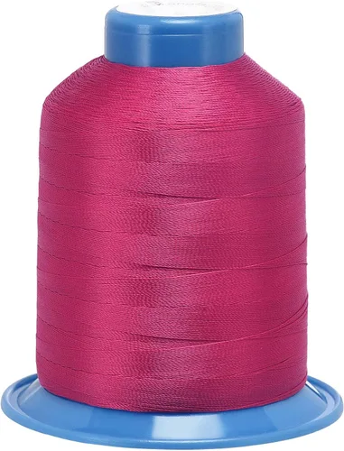 Miniatura 22 de uxcell Hilo de coser de poliéster extrafuerte de 1312 yardas, hilo de tapicería de 210D/0.013 in para costuras manuales y a máquina (azul)